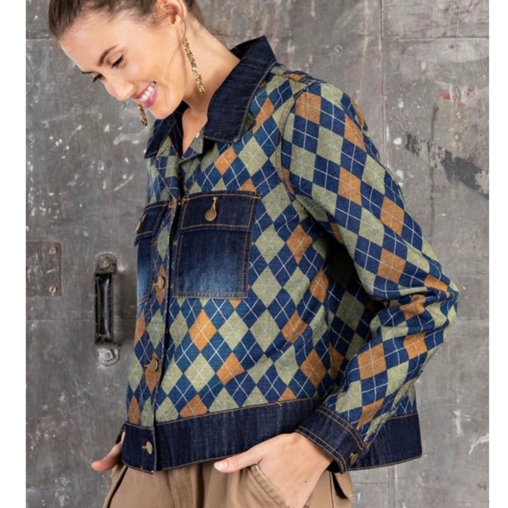 The LUCY Retro Denim Jacket - Picture 1 of 3